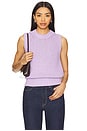view 1 of 4 Daisy Sleeveless Knit Vest in Purple