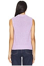 view 3 of 4 Daisy Sleeveless Knit Vest in Purple