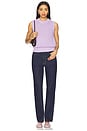 view 4 of 4 Daisy Sleeveless Knit Vest in Purple