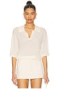 view 1 of 5 Kaysa Blouson Polo in Ivory