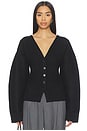 view 1 of 5 Arlet Knit Cardigan in Black