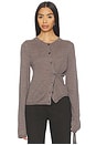 view 1 of 6 Kaie Convertible Cardigan in Taupe