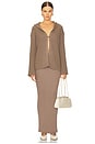 view 4 of 4 LEEANE カーディガン in Taupe