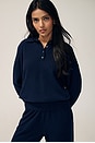 view 1 of 7 Hansen Wool Cashmere Sweater in Navy