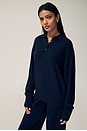 view 3 of 7 Hansen Wool Cashmere Sweater in Navy