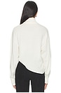 view 4 of 6 Allma Asymmetric Sweater in eggshell