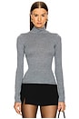 view 1 of 4 Maxine Turtleneck Sweater in Heather Grey