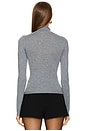 view 3 of 4 Maxine Turtleneck Sweater in Heather Grey