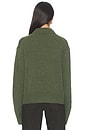 view 3 of 5 x Coco Oaklee Collared Sweater in Avocado