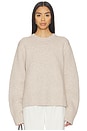 view 1 of 5 x Coco Emely Structured Sweater in Oatmeal