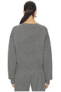 view 4 of 6 Lonne Deep V-neck Sweater in Dark Grey