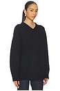 view 2 of 5 Zelia V-neck Sweater in Black