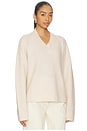view 2 of 5 Jacquie V-neck Sweater in Ivory