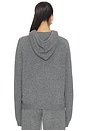 view 4 of 6 x Jasmine Tookes Milah Wool Cash Zip Up in Dark Heather Grey