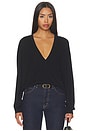 view 1 of 5 Devyn V Neck Sweater in Black