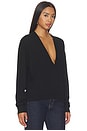 view 2 of 5 Devyn V Neck Sweater in Black