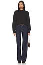 view 5 of 5 Oaklee Collared Sweater in Espresso