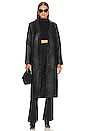 view 2 of 4 x Marianna Hewitt Tim Leather Trench Coat in Black