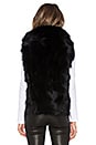 view 4 of 5 Fox Fur Joan Vest in Black