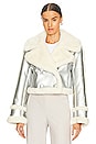 view 2 of 5 Elijah Jacket in Silver & Ivory