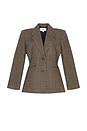 view 6 of 7 Rona Blazer in Plaid