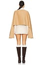 view 3 of 3 Itay Wool Cape in Camel