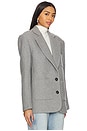 view 3 of 5 Shai Manteco Wool Blazer in Light Grey