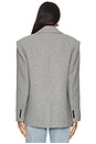 view 4 of 5 Shai Manteco Wool Blazer in Light Grey