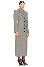 view 2 of 3 Yaron Manteco Wool Coat in Light Grey