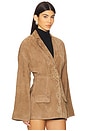 view 3 of 5 Salta Suede Jacket in Tan