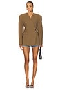 view 5 of 5 Naama Blazer in Olive Green