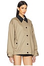 view 3 of 5 Yuna Jacket in Khaki Greige