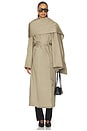 view 1 of 5 Yuna Trench Coat in Khaki Greige