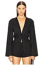 view 1 of 5 Iyla Shirt Blazer in Black