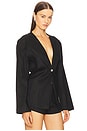 view 2 of 5 Iyla Shirt Blazer in Black