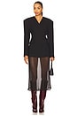 view 4 of 5 x Yhasmina Ferrara Naama Blazer in Black