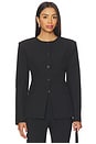 view 1 of 4 Keki Collarless Blazer in Black