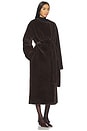 view 3 of 6 x Coco Dagna Coat in Dark Brown