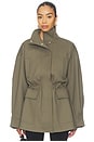 view 1 of 6 Mai Compact Suiting Parka Jacket in Olive