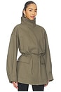 view 3 of 6 Mai Compact Suiting Parka Jacket in Olive