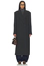 view 1 of 5 Sif Manteco Wool Coat in Dark Grey