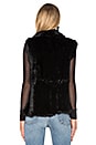 view 3 of 4 GILET SANS MANCHES EN FOURRURE DE LAPIN DENVER in Black