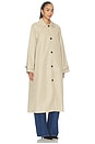 view 4 of 6 x Jasmine Tookes Lena Car Coat in Khaki