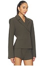 view 2 of 4 Ragni Blazer in Olive Smoke