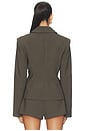 view 3 of 4 Ragni Blazer in Olive Smoke