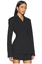 view 2 of 5 x Jasmine Tookes Kari Classic Suiting Blazer in Black