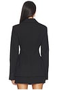 view 3 of 5 x Jasmine Tookes Kari Classic Suiting Blazer in Black