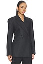 view 3 of 6 VESTE EN LAINE HULDA in Charcoal