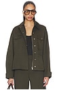 view 2 of 6 x Jasmine Tookes Lina Belted Jacket in Dark Moss