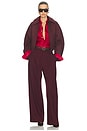 view 5 of 6 BLOUSON KARLIE in Burgundy